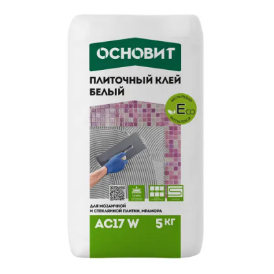 Клей для плитки Основит C2TE АС17W 5 кг