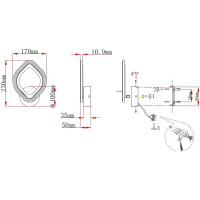 Настенный светильник 14 Вт SF7132/1W-WT