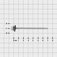 Саморезы кровельные по дереву оцинкованные 4.8x70 мм 4 шт.