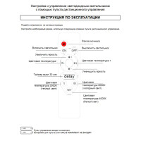 Светильник настенно-потолочный светодиодный Piko Fortuna с пультом управления 26 м² нейтральный белый свет цвет белый