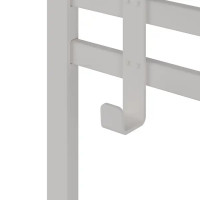 Вешалка настенная для одежды с полкой Торонто 22 14 крючков 67x51.5x27 см цвет белый