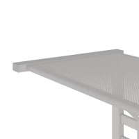 Вешалка настенная для одежды с полкой Торонто 22 14 крючков 67x51.5x27 см цвет белый