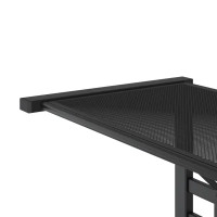 Вешалка настенная для одежды с полкой Торонто 22 14 крючков 67x51.5x27 см цвет черный