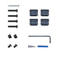 Вешалка настенная для одежды с полкой Торонто 22 14 крючков 67x51.5x27 см цвет черный