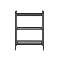 Этажерка для обуви Женева 13 45x60x27 см 3 полки металл цвет черный