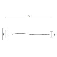 Светильник подвесной светодиодный Torano 10260/1 4 м² нейтральный белый свет цвет черный