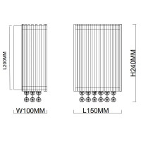 Настенный светильник Escada Majesty 2124/2A цвет хром