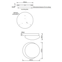 Настенный светильник светодиодный Escada Meteor 10273/1 нейтральный белый цвет света цвет черный