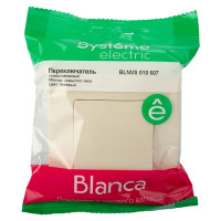 Переключатель встраиваемый Schneider Electric Blanca 1 клавиша цвет бежевый