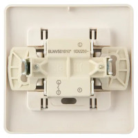Выключатель встраиваемый Schneider Electric Blanca 1 клавиша цвет титановый