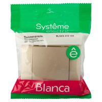Выключатель встраиваемый Schneider Electric Blanca 1 клавиша цвет титановый