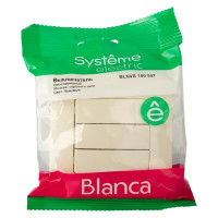 Выключатель встраиваемый Systeme Electric Blanca 3 клавиши цвет бежевый