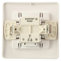 Переключатель встраиваемый Schneider Electric Blanca 1 клавиша с подсветкой цвет белый
