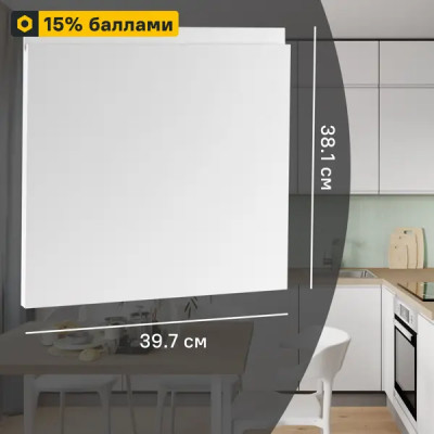 Фасад для кухонного ящика Токио 39.7x38.1 см Delinia ID МДФ цвет белый