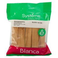 Выключатель встраиваемый Systeme Electric Blanca 3 клавиши цвет ясень