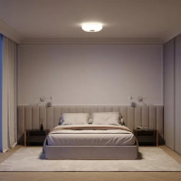 Светильник настенно-потолочный LED Семь Огней Эйри с пультом д/у 18 м² регулируемый белый RGB свет цвет белый