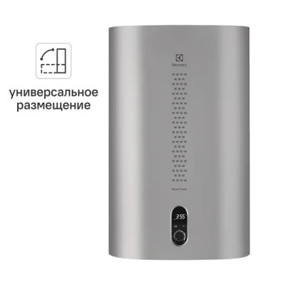 Накопительный водонагреватель электрический 80 л Electrolux EWH 80 Royal Flash Silver 2 кВт нержавеющая сталь мокрый ТЭН