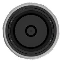 Кашпо Альтернатива Флэйм ø36 h60 см v42 л пластик серый