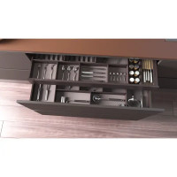 Панель для внутреннего ящика DIF60/S 56x10x11 см алюминий антрацит