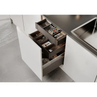 Панель для внутреннего ящика DIF60/S 56x10x11 см алюминий антрацит