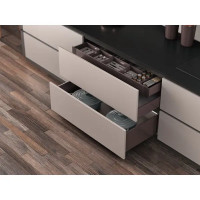 Панель для внутреннего ящика DIF60/S 56x10x11 см алюминий антрацит