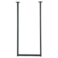 Подстолье Лофт 55x110 для столешницы сталь цвет черный