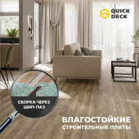 Плита ДСП 16 мм влагостойкая 900x1200 мм 1.08 м² цвет кайлас