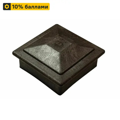 Крышка для столба Nautic Prime цвет Венге 140x140x40 мм 2 м²