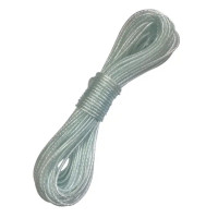 Шнур бельевой ПВХ Шнурком 4 мм 10 м цвет белый