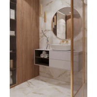 Глазурованный керамогранит Arcadia Ceramica Onyx Primo 60x120 см 1.44 м² глянцевый цвет бежевый