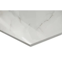 Глазурованный керамогранит Arcadia Ceramica Onyx White Cloud 60x120 см 1.44 м² глянцевый цвет светло-серый