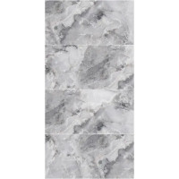 Глазурованный керамогранит Arcadia Ceramica Onyx Invisible Grey 60x120 см 1.44 м² глянцевый цвет серый
