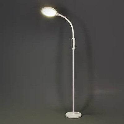 Торшер напольный светодиодный Diopro 18 Вт регулируемый белый свет цвет белый