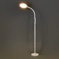 Торшер напольный светодиодный Diopro 18 Вт регулируемый белый свет цвет белый