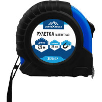 Рулетка Vertextools с магнитным наконечником 7.5 м x 25 мм
