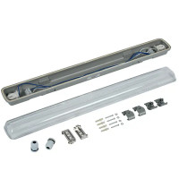 Светильник линейный влагостойкий IEK ДСП 2101 600 мм 1xG13(T8), под светодиодную лампу