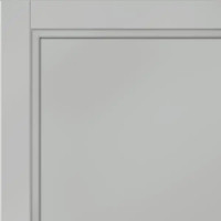 Дверь межкомнатная глухая Пронто 60x200 см Hardflex цвет серый жемчуг с замком и петлями