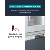 Пена монтажная профессиональная Технониколь Master 65 всесезонная 750 мл
