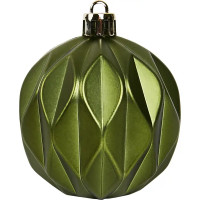 Набор новогодних шаров Christmas ø5-6 см полистирол цвет красный матовый 25 шт.