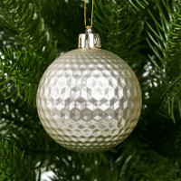 Набор новогодних шаров Christmas ø5-6 см полистирол цвет красный матовый 25 шт.