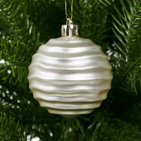 Набор новогодних шаров Christmas ø5-6 см полистирол цвет красный матовый 25 шт.