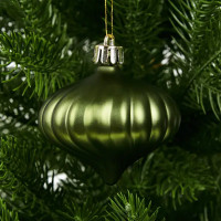 Набор новогодних шаров Christmas ø5-6 см полистирол цвет красный матовый 25 шт.