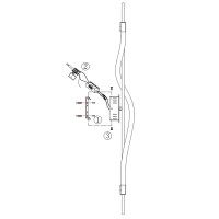 Светильник настенный светодиодный бра Fancy FR6059WL-L28BS цвет латунь