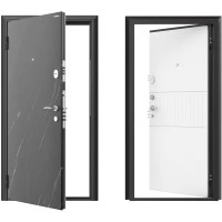 Дверь входная металлическая Премиум New 88x205 см левая силк милк