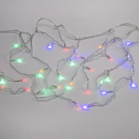 Гирлянда светодиодная Занавес Дождь 1.5x1 м 96 LED мультисвет