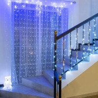Гирлянда светодиодная Айсикл 1.8x0.5 м 48 LED цвет синий