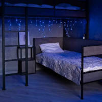 Гирлянда светодиодная Айсикл 1.8x0.5 м 48 LED цвет синий