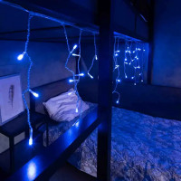 Гирлянда светодиодная Айсикл 1.8x0.5 м 48 LED цвет синий
