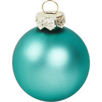 Набор новогодних шаров Christmas ø6 см стекло цвет зеленый 26 шт.