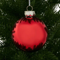 Набор новогодних шаров Christmas ø6 см цвет красный 26 шт.